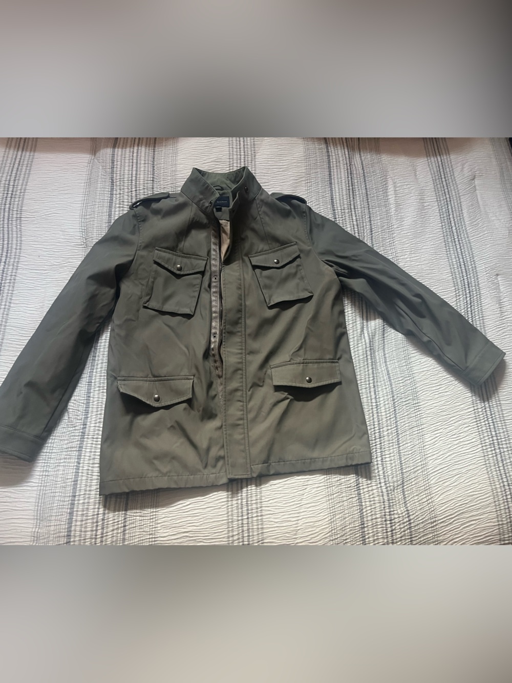 Men's Field Jacket in Olive - Banana Republic